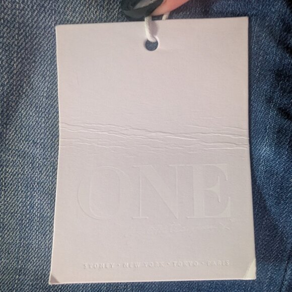 One Teaspoon | Mini Freelove Distressed Denim Skirt In Bleu Cult - Picture 7 of 16